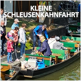 kleine Schleusenkahnfahrt